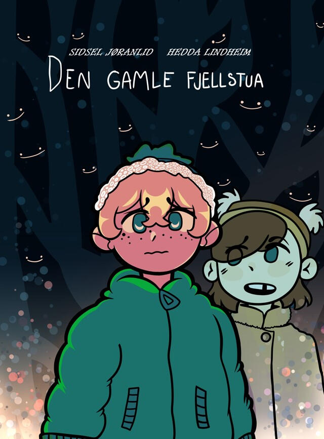 Cover concept of the children's book "Det spøker på fjellet " by Sidsel Joranlid, once called "Den Gamle Fjellstua".